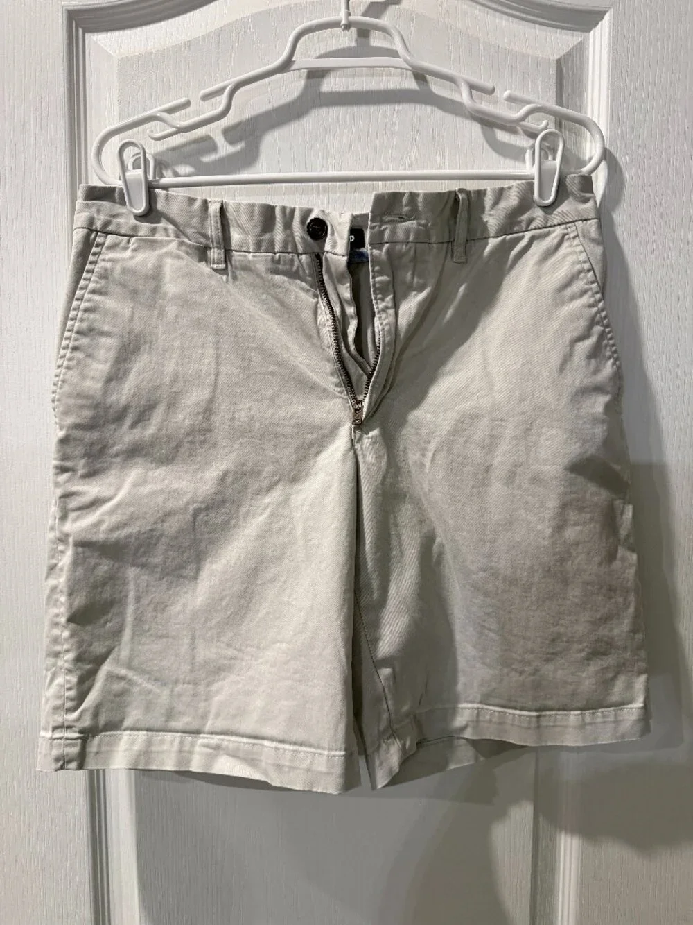 Land's End Men's Traditional Fit Chino Shorts Light Khaki Size 32 8.5